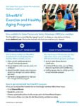 Silver&Fit Exercise and Health Aging Program flyer