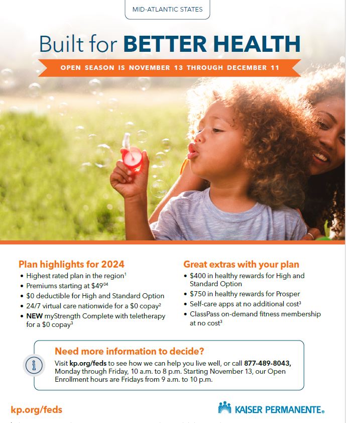 FEHB Plan Brochures, Forms & More Kaiser Permanente