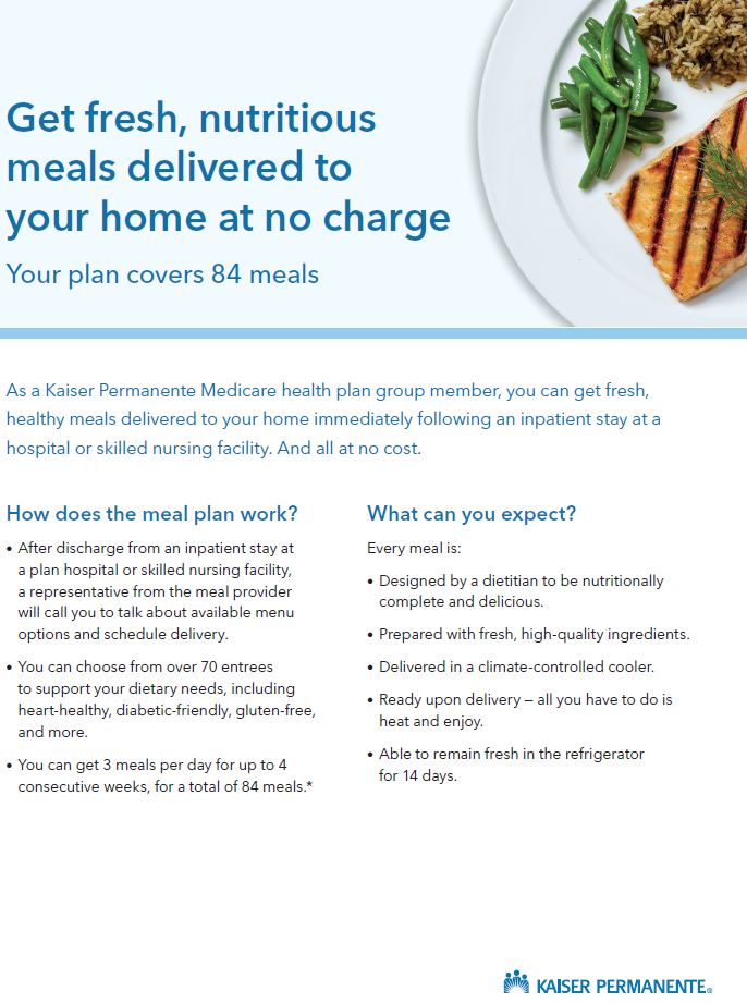 Meal Delivery Benefit Flyer