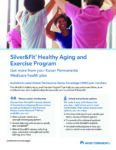 Silver&Fit Exercise and Health Aging Program flyer